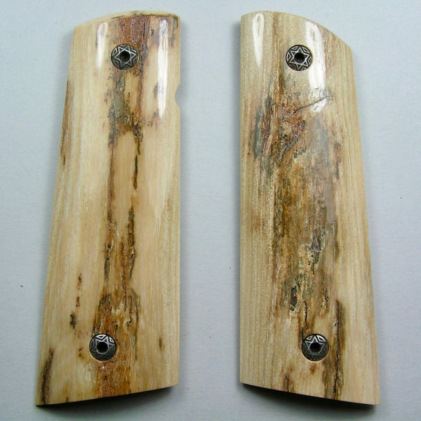 1911 Mammoth Ivory Bark Grips 22B