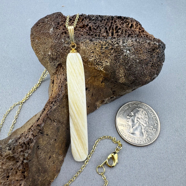 Narwhal Ivory Pendant 5 - Sold 3.4.24