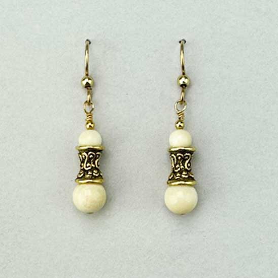 Mammoth Ivory Earrings 04